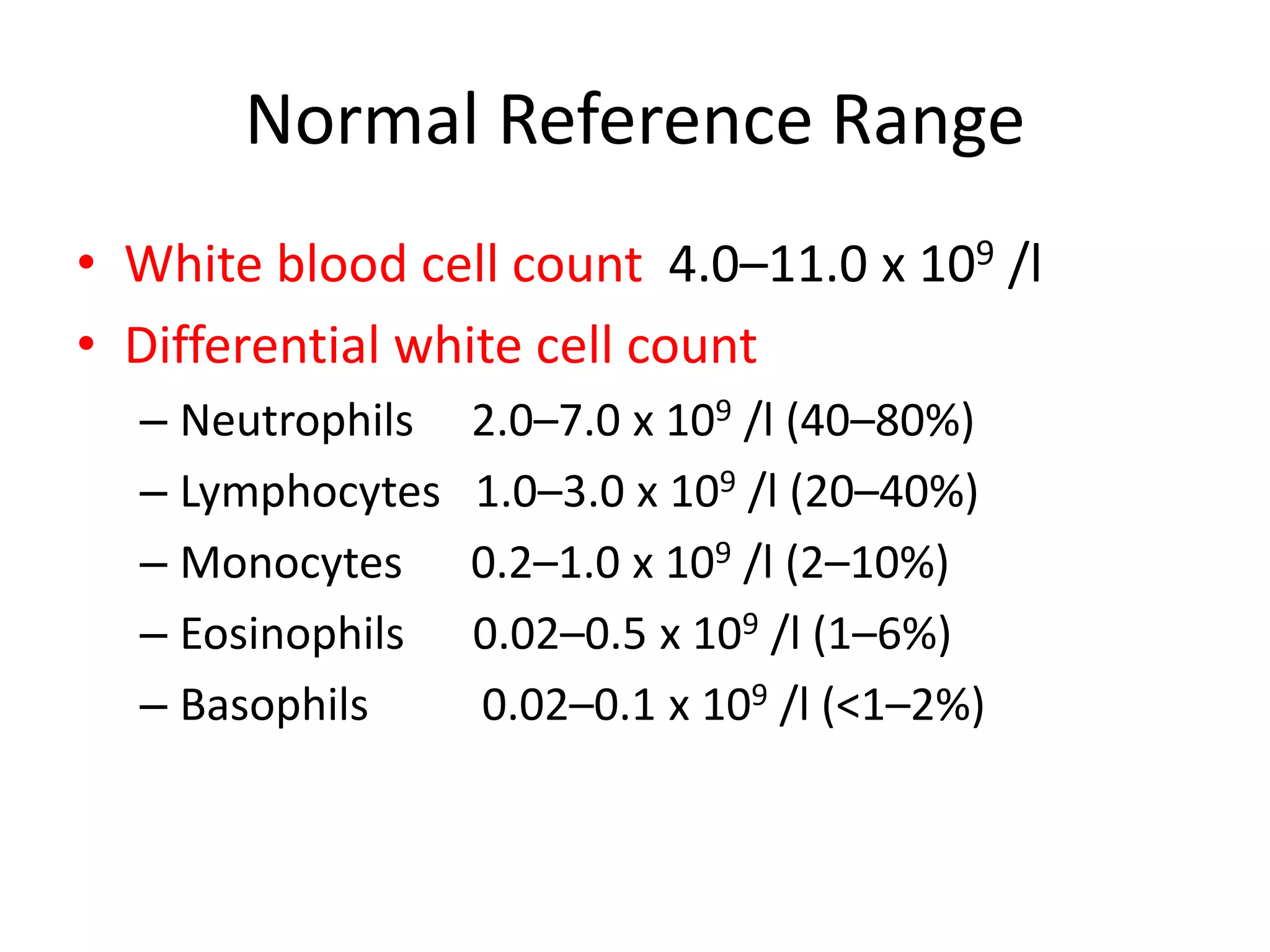 Differential leukocyte count PPT