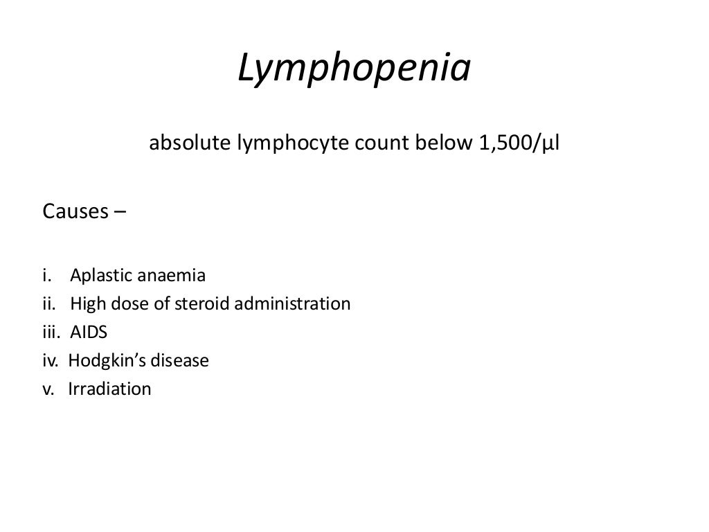 Differential leukocyte count