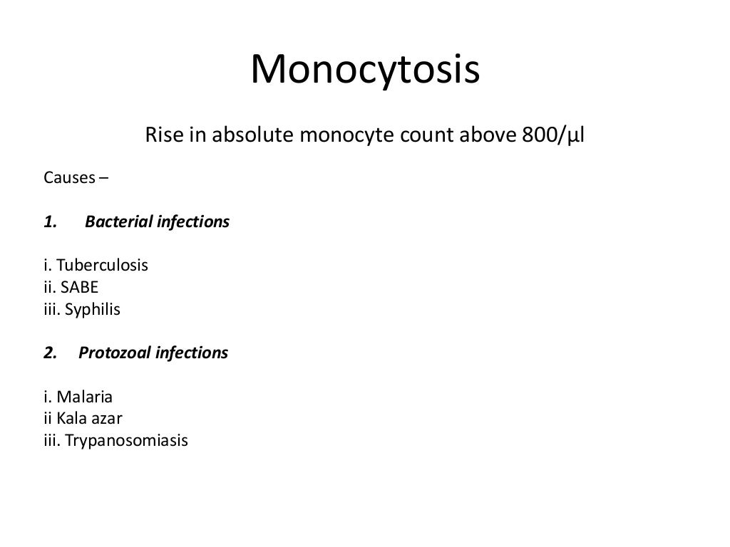 Differential leukocyte count