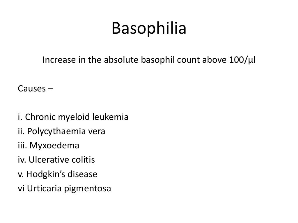 Differential leukocyte count