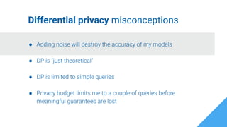 Differential privacy in the real world | PDF