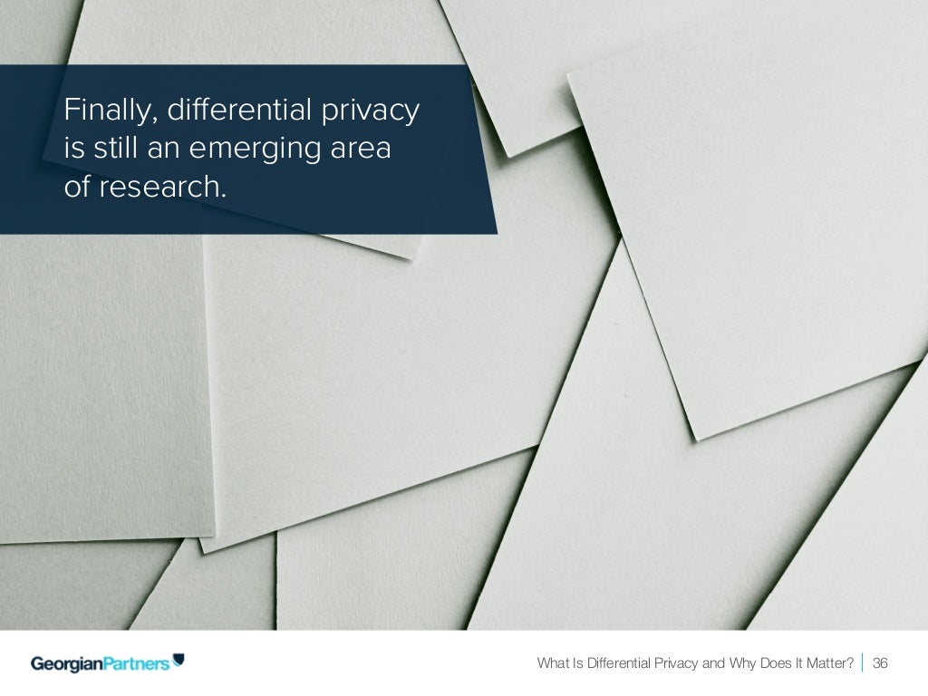 What is Differential Privacy?