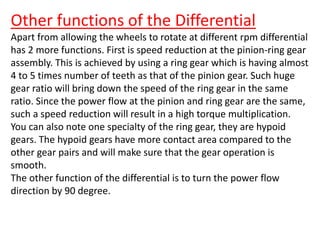 Differential system