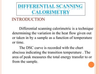 Differential Thermal Analysis & Differential Scanning Calorimetry | PDF