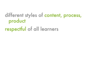 Differentiated Instruction