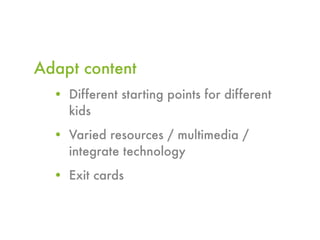 Differentiated Instruction