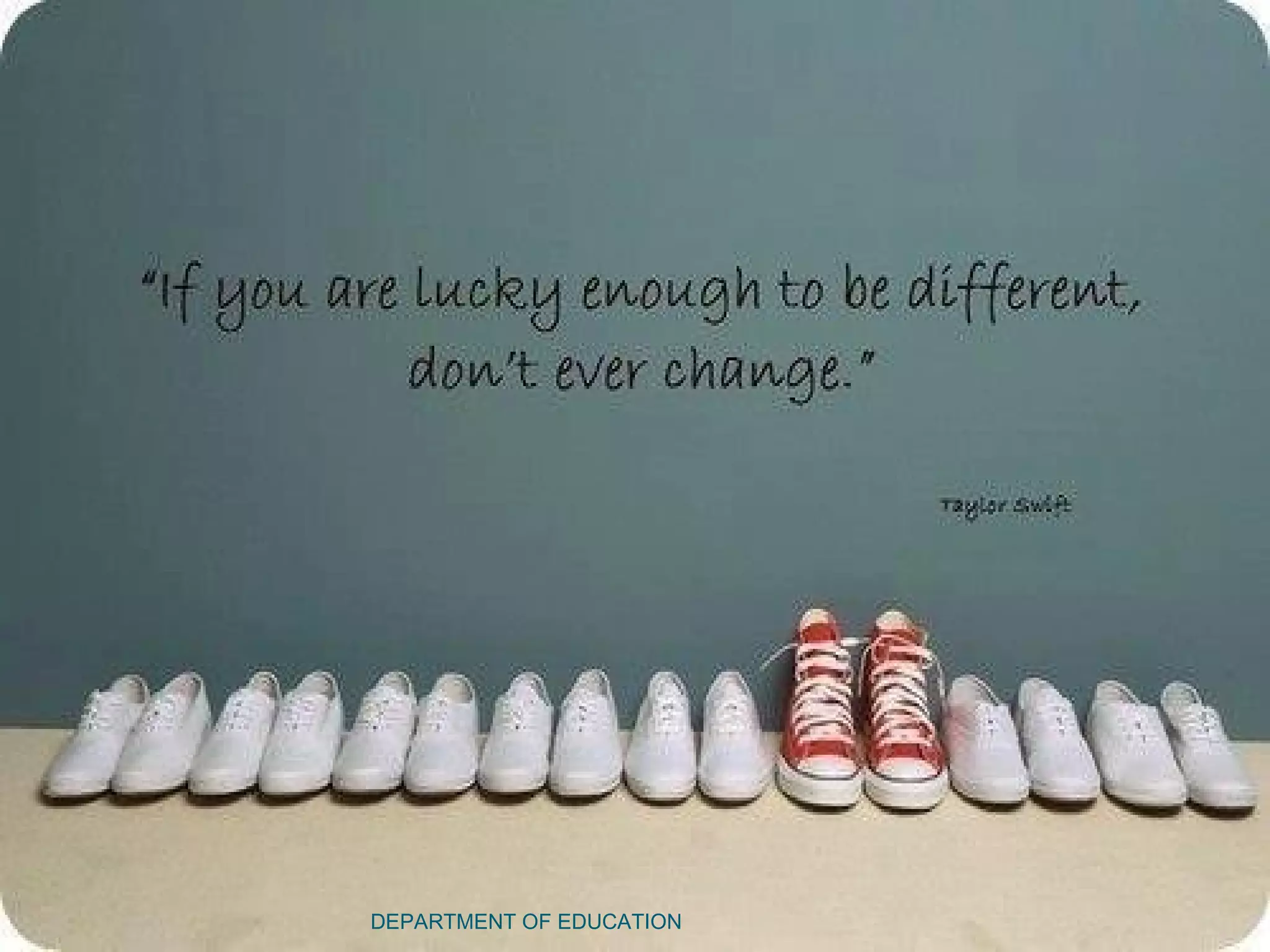 DEPARTMENT OF EDUCATION
 