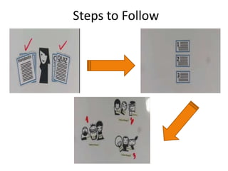 Steps to Follow 
 