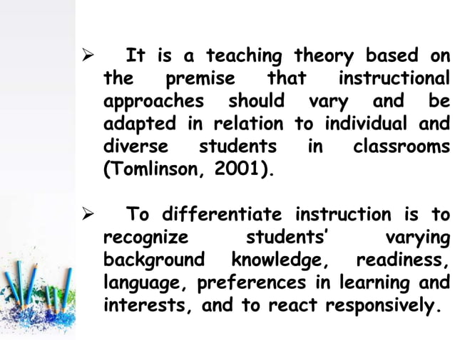 Differentiated InstructionDifferentiated Instruction.pptx