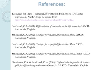 Differentiated instruction 10 17-12 | PPTX