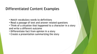 Differenciated Content Example Differentiated Instruction in Education 2024.pptx