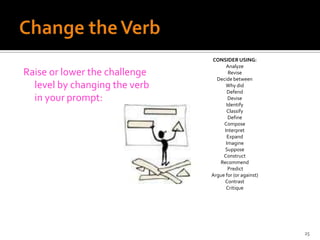 Entry points- Grade 7 Social StudiesAddress differing multiple intelligence profiles5 entry pointsNarrationalLogical-quantitativeFoundationalAestheticExperiential22