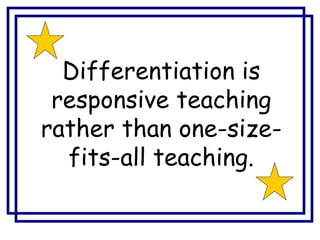 Differentiated Instruction Powerpoint For Pd Workshop | PPT