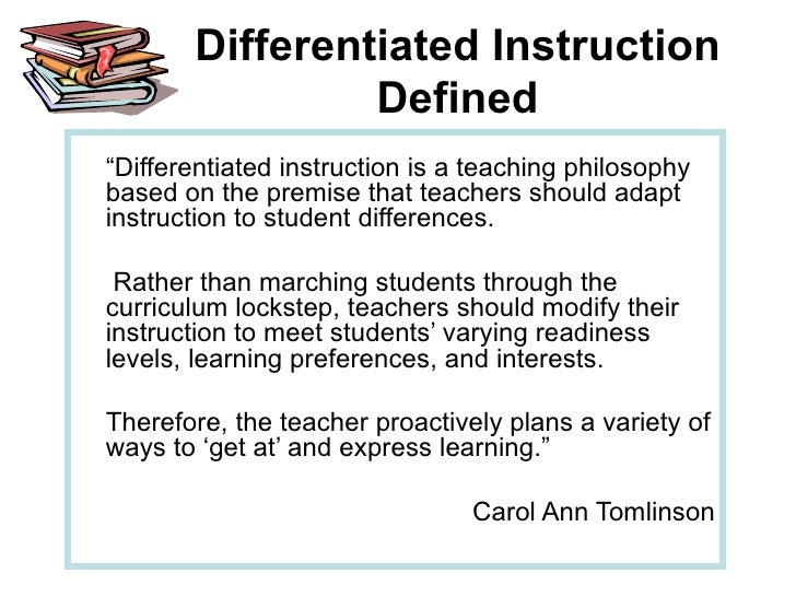 Differentiation In Education Definition