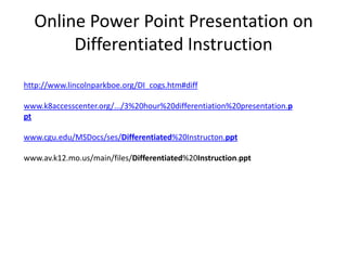 Brief notes on the struggling learnerAlways teach “up”.  A struggling learning needs to build the inner confidence of reaching goals once thought unattainable as well as the advance learner.Prioritize the focus of their learning on the big picture.Make school relevant for today and the struggling learner will want to stay in school tomorrow.Build on what “works” for the struggling learner.  Learn their strengths.