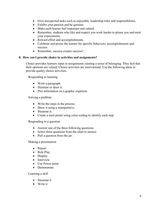 Differentiated instruction ten common questions and answers | PDF
