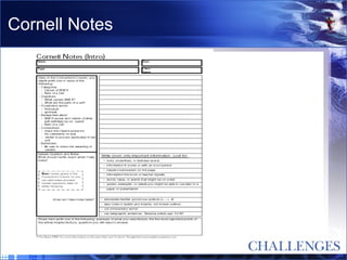Cornell Notes 