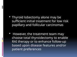 Comprehensive Management of Differentiated Thyroid Carcinoma: Diagnosis ...