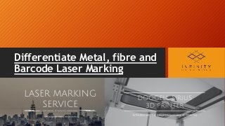 Differentiate Metal, fibre and
Barcode Laser Marking
 