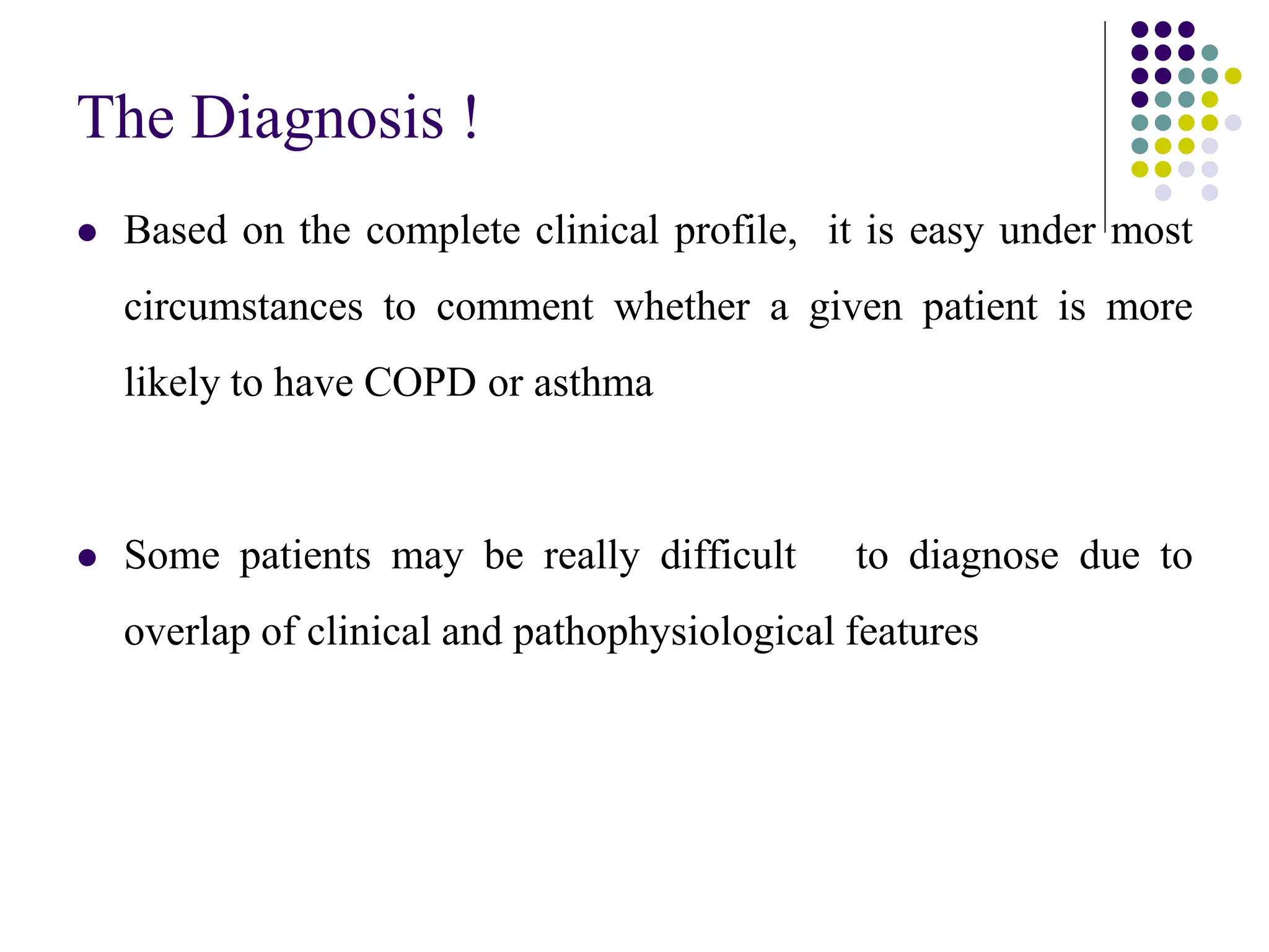 Differentiating COPD from Asthma | Jindal Chest Clinic | PPT