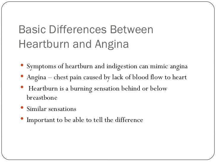 How do symptoms of angina differ from heart attack symptoms?
