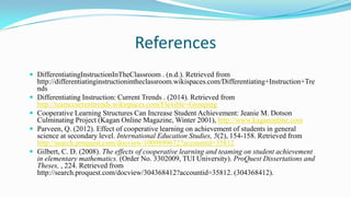 Differentiating instruction draft 2 | PPTX