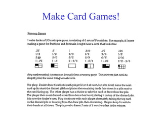 Make Card Games!
 