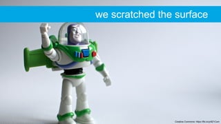 Creative Commons: https://flic.kr/p/8Z1Cxm
we scratched the surface
 