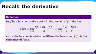 Differentiation 1
