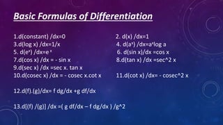 Differentiation | PPTX