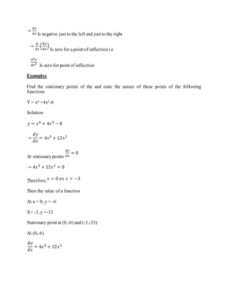 Differentiation Point Examples DIFFERENTIATION | DOCX