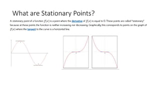 What are Stationary Points?