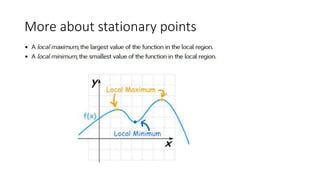 More about stationary points