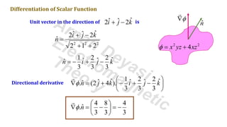Scalar and vector differentiation | PDF
