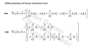 Scalar and vector differentiation | PDF