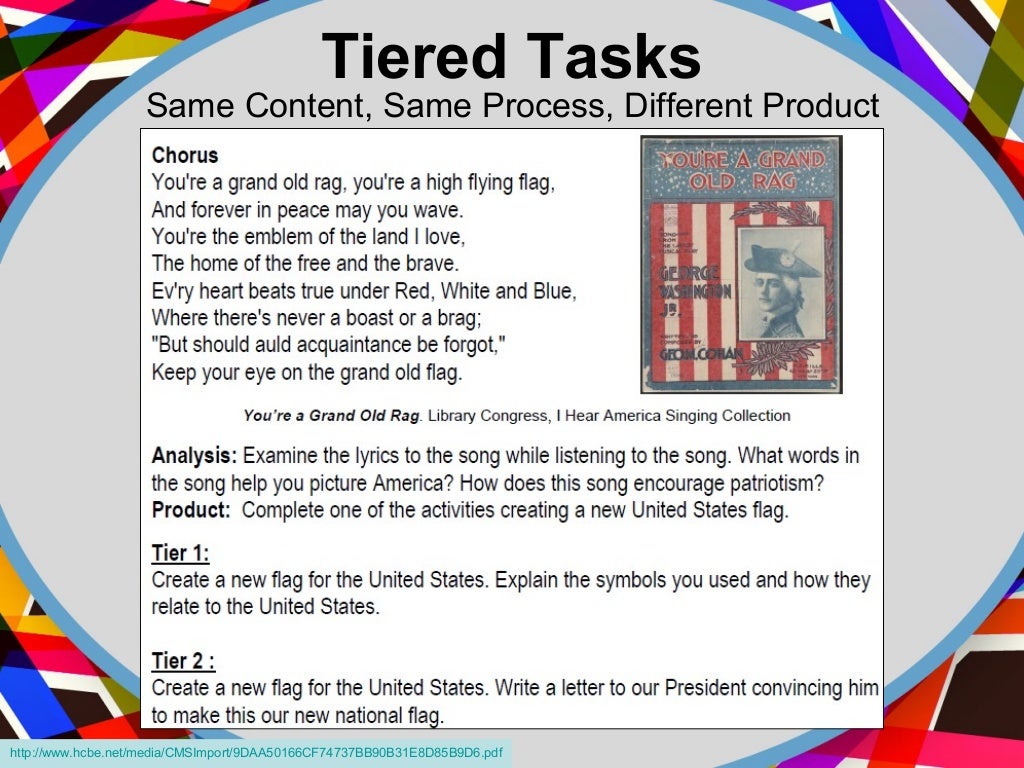 Differentiation tiering