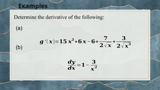 Differentiation 1 - Rules For CSEC AddMath.pptx