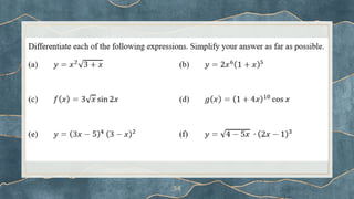 Differentiation 1 - Rules For CSEC AddMath.pptx