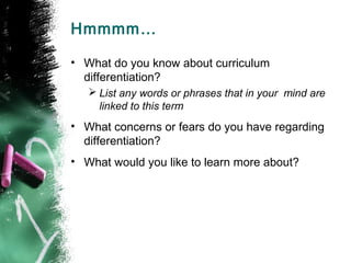 Differentiation 2012[1] | PPT