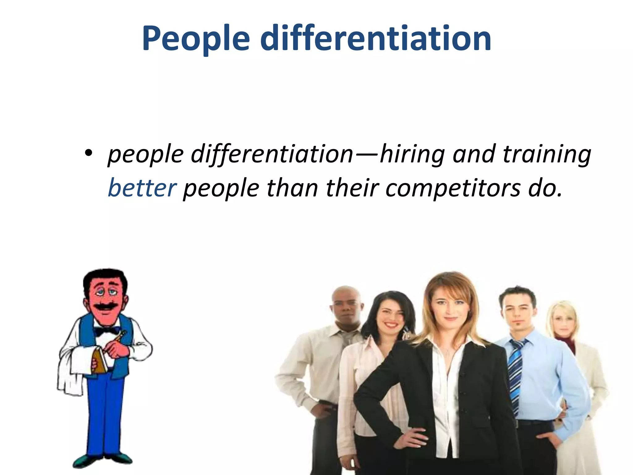Differentiation and positioning pptx business business and finance
