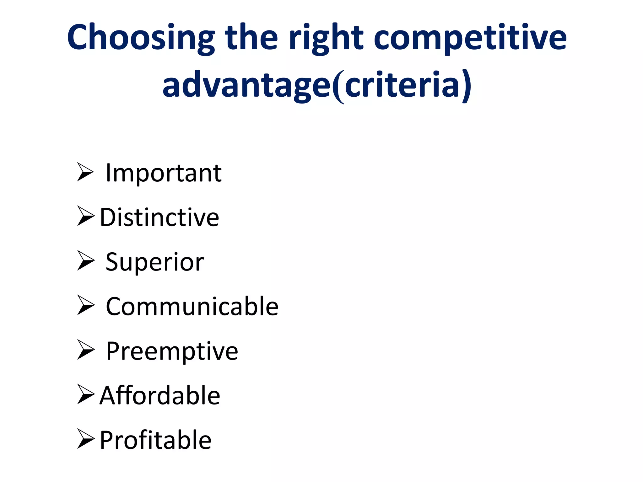Differentiation and positioning pptx business business and finance