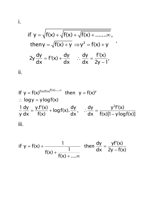 Understanding Differentiation JEE Main 2014 Maths