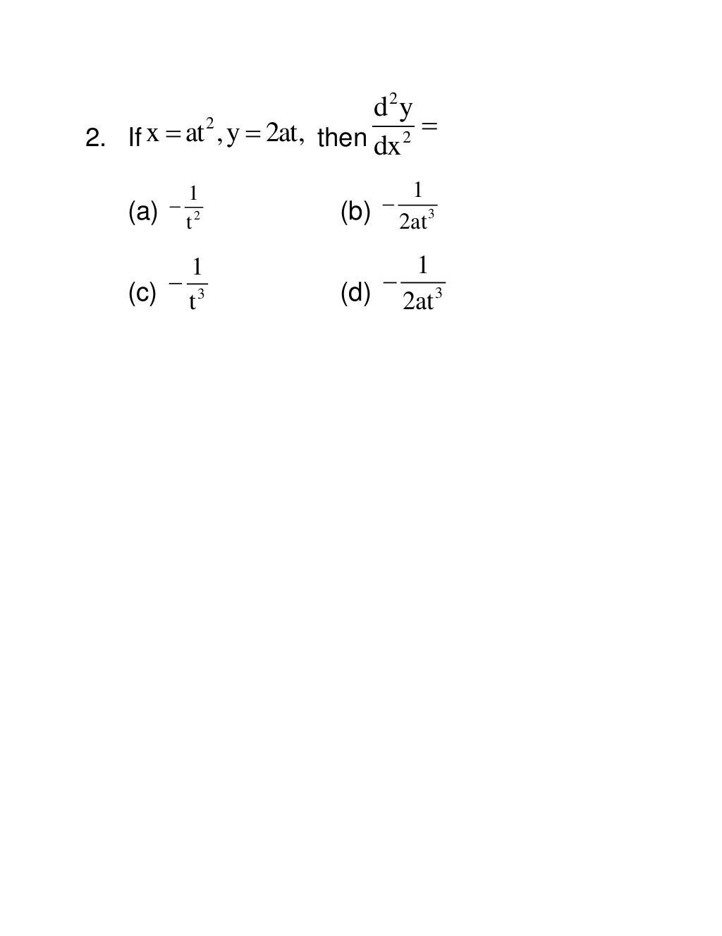 Understanding Differentiation JEE Main 2014 Maths