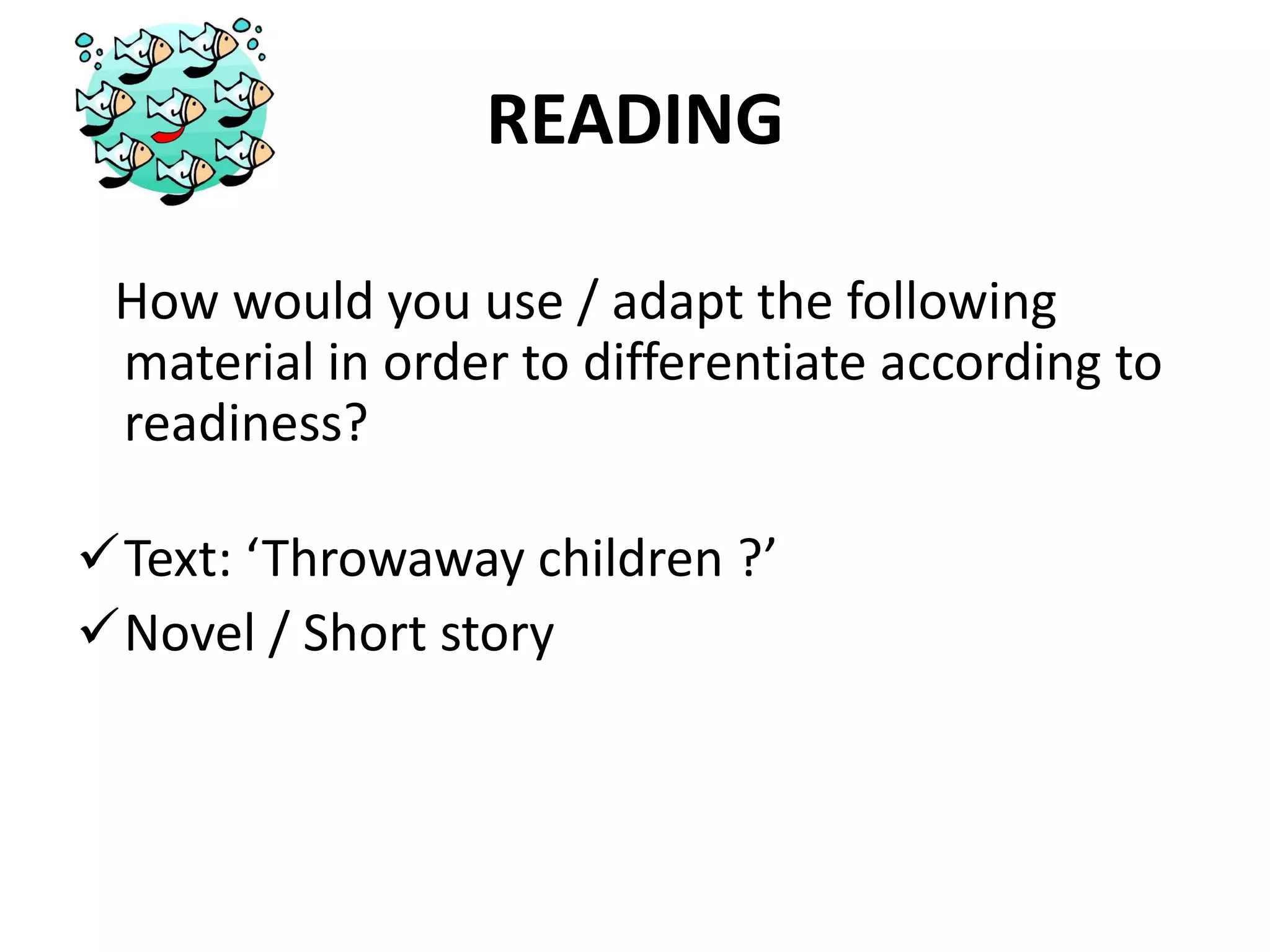 Handout 2: ‘Our house’ VOCABULARYGive weaker ST easier and / or fewer words to find (Handout 1)