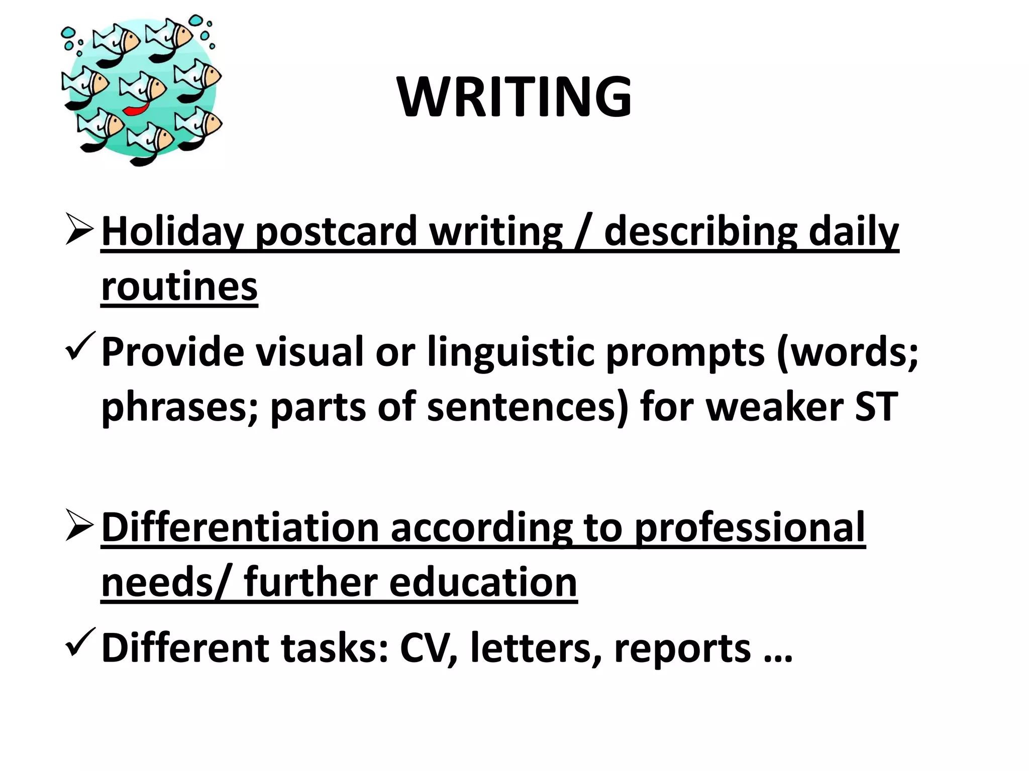 Provideweaker ST withglossary