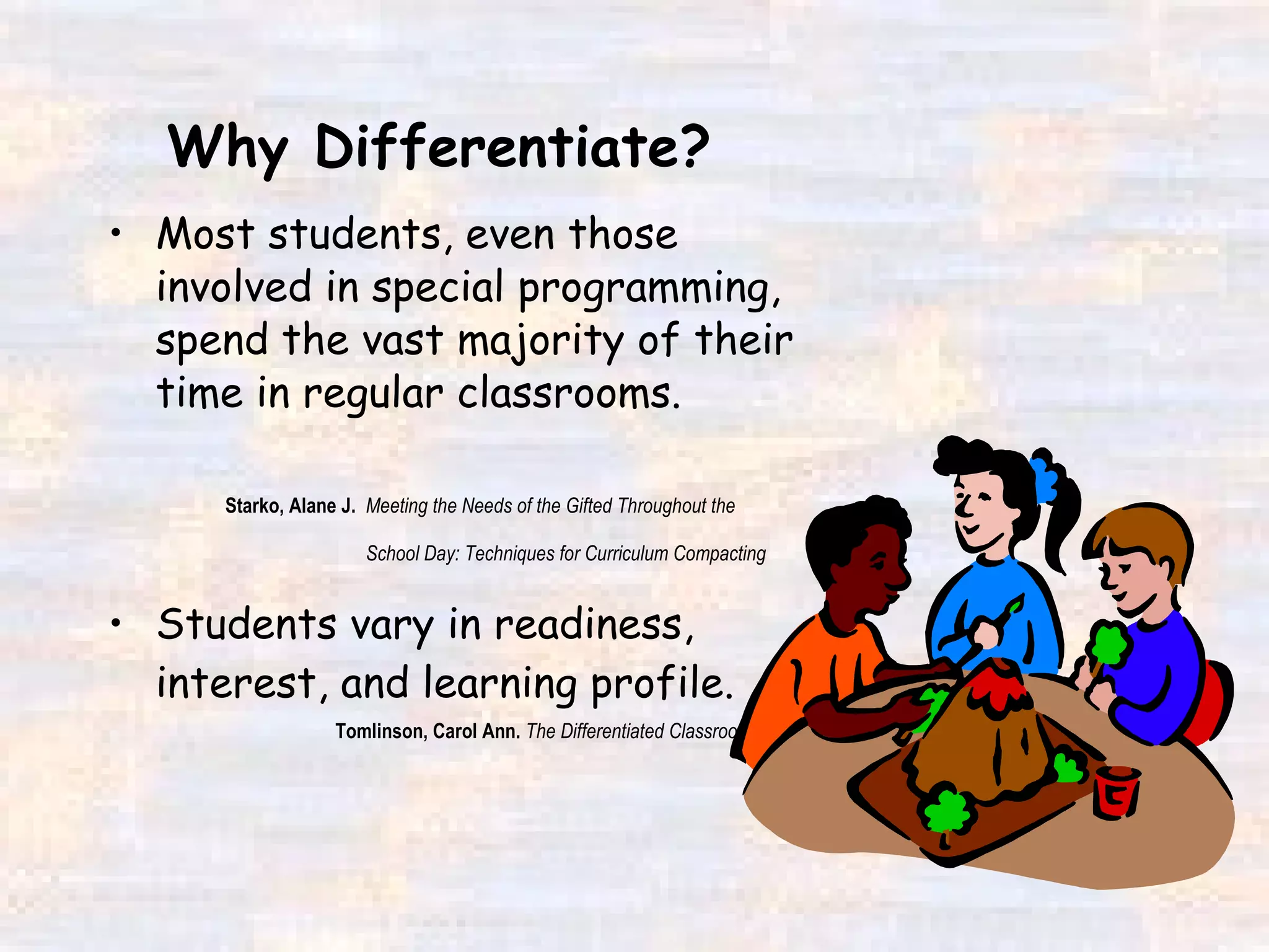 Differentiation powerpoint for tuesday pd | PPT