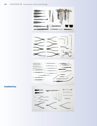 176 CHAPTER 13 Instrument Trays and Setups
Craniofacial Trays
2545_Ch13_167-180 18/10/11 2:16 PM Page 176
 