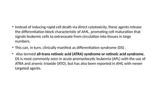 differentiation syndrome in Acute Promyelocytic Leukemia.pptx