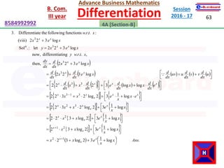 Differentiation total solutions [ex 4 a] | PDF