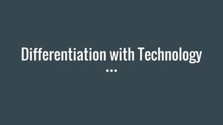 Differentiation with technology | PPT